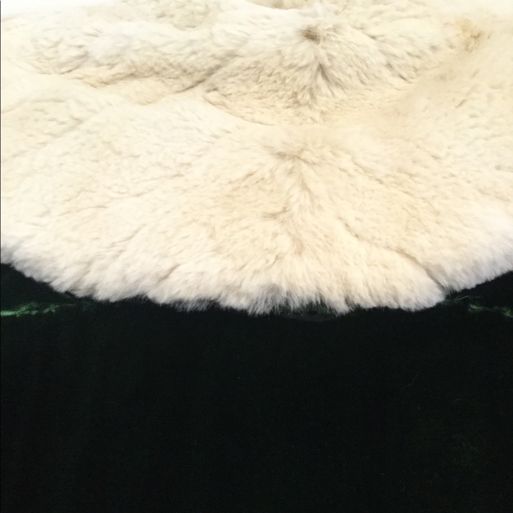 Antique Victorian fur collar green velvet silk coat vintage jacket Edwardian - Picture 6 of 16